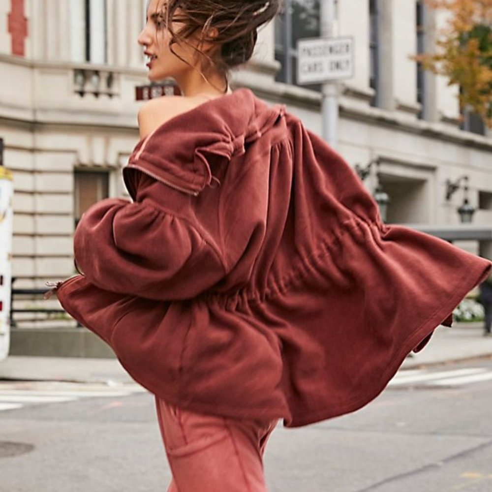 FP Movement She’s All That Fleece Jacket in Ginger Spice